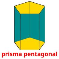 prisma pentagonal picture flashcards