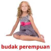 budak perempuan Bildkarteikarten