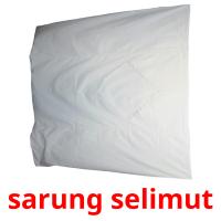 sarung selimut picture flashcards