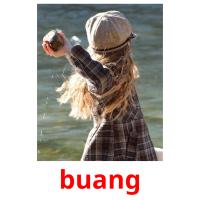 buang picture flashcards