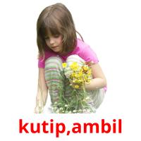 kutip,ambil picture flashcards