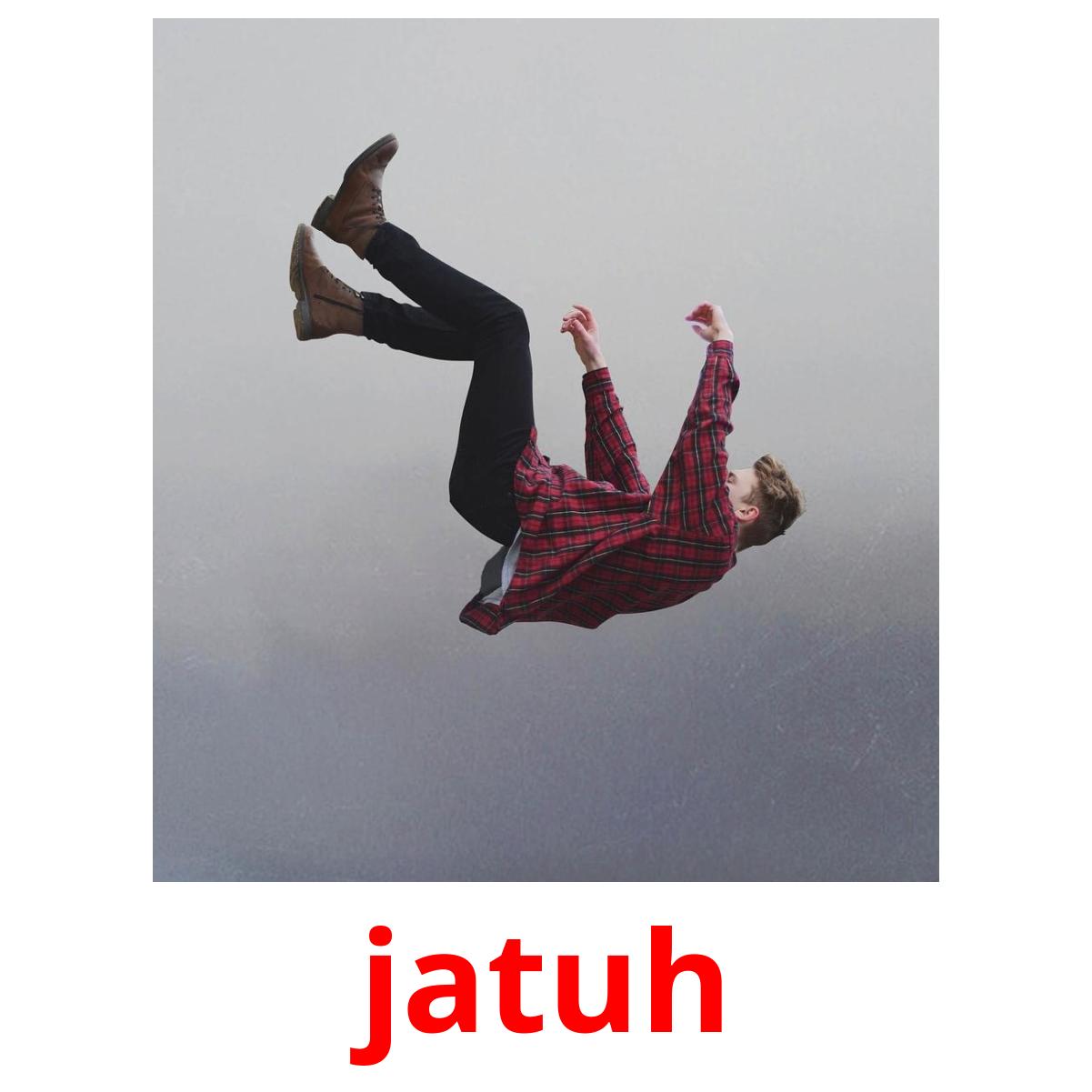 jatuh Bildkarteikarten