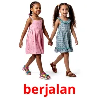 berjalan bildekort