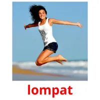 lompat flashcards illustrate