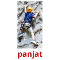 panjat flashcards illustrate