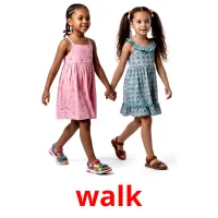 walk bildekort