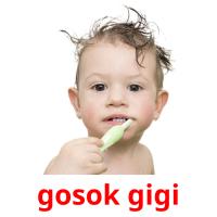 gosok gigi card for translate
