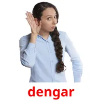 dengar flashcards illustrate
