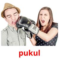 pukul flashcards illustrate