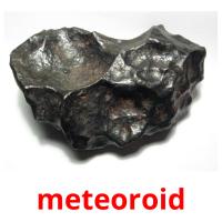 meteoroid picture flashcards
