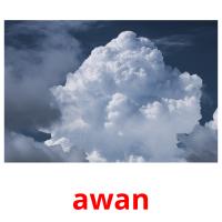awan flashcards illustrate