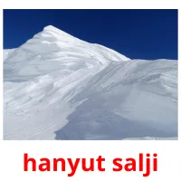 hanyut salji picture flashcards