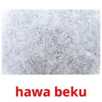 hawa beku picture flashcards