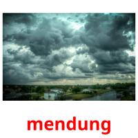 mendung picture flashcards