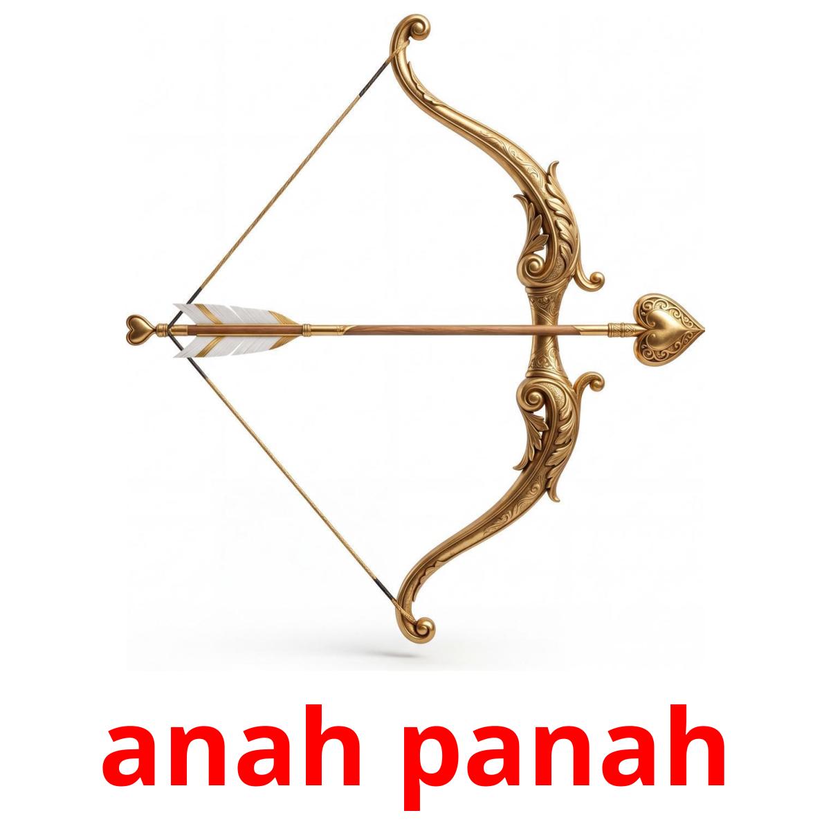 anah panah cartões com imagens