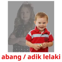 abang / adik lelaki карточки энциклопедических знаний