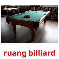 ruang billiard card for translate