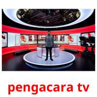 pengacara tv flashcards illustrate