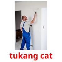 tukang cat picture flashcards