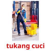 tukang cuci picture flashcards