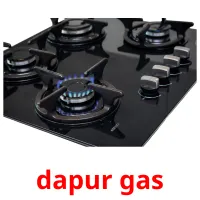 dapur gas cartões com imagens