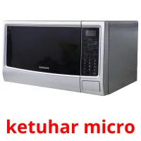 ketuhar micro cartões com imagens
