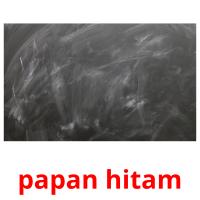 papan hitam picture flashcards