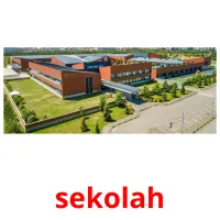 sekolah ansichtkaarten