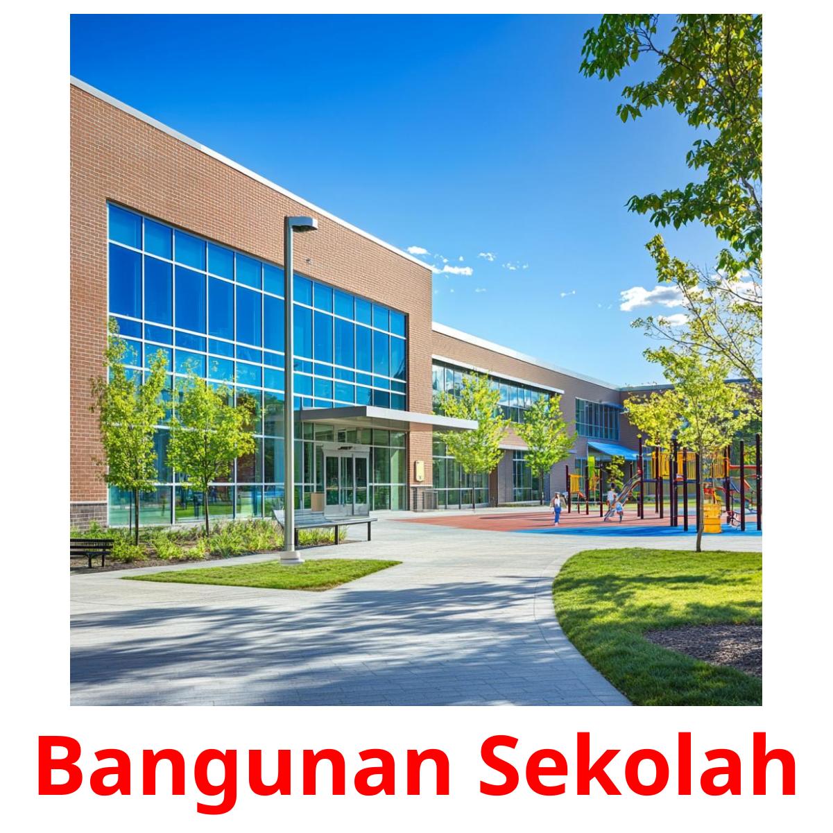 Bangunan Sekolah карточки энциклопедических знаний