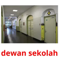 dewan sekolah ansichtkaarten