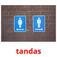 tandas flashcards illustrate