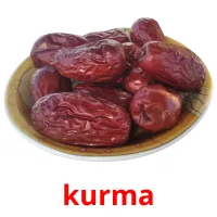 kurma picture flashcards