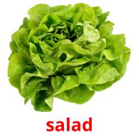 salad flashcards illustrate