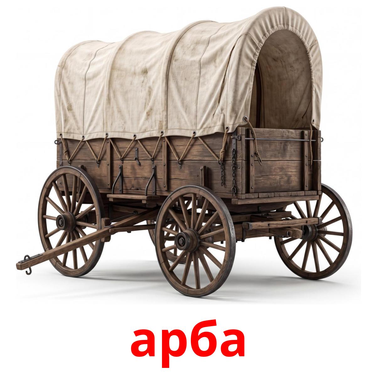 арба арба Bildkarten für Kinder