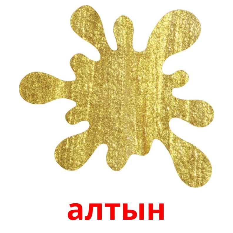 алтын picture flashcards