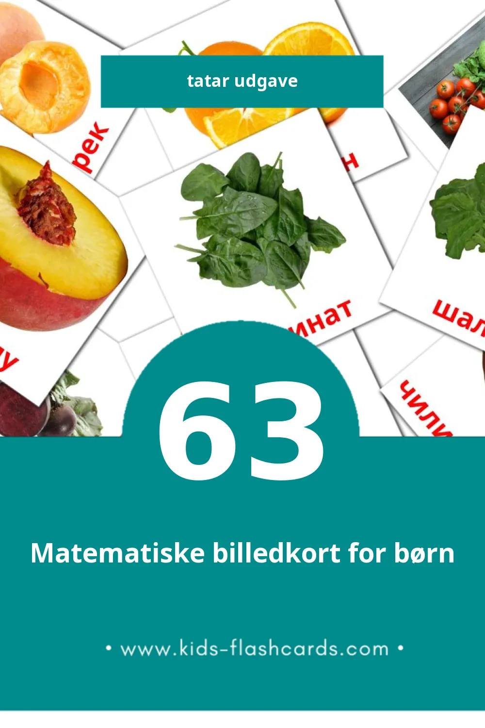 Transportas lasten kuvakortit pikkulapsille (63 korttia Tatarksi)