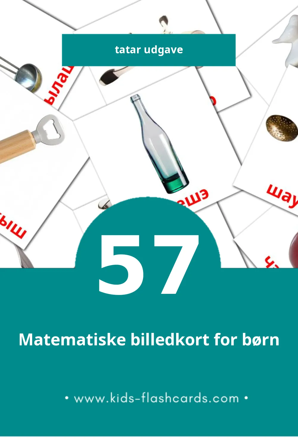 Visuelle billedkort for børn om Ашханә til småbørn (57 kort på Tatar)