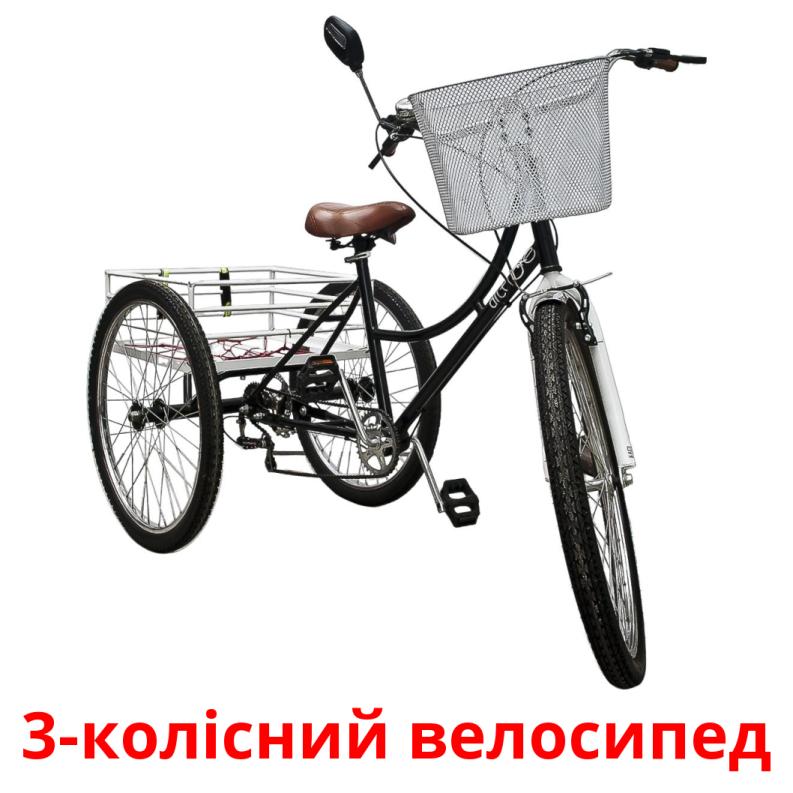 3-колісний велосипед карточки энциклопедических знаний