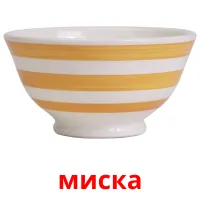 миска picture flashcards