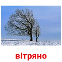 вітряно picture flashcards