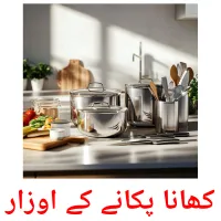 کھانا پکانے کے اوزار picture flashcards