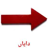 دایاں flashcards illustrate