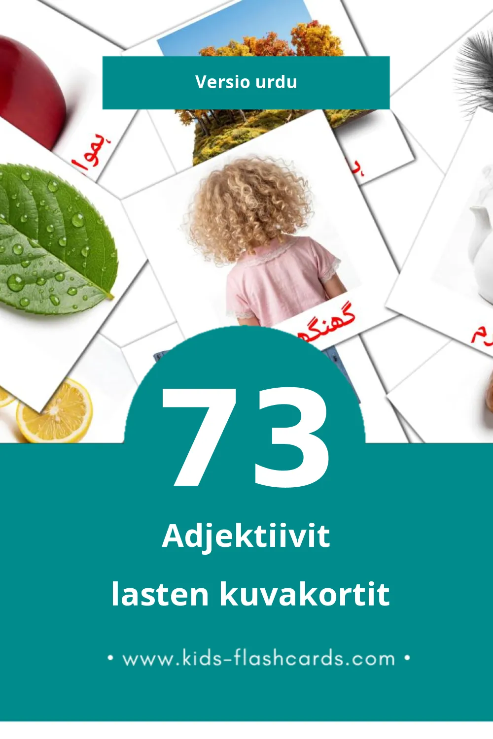 صفت lasten kuvakortit pikkulapsille (73 korttia Urduksi) صفت lasten kuvakortit pikkulapsille (73 korttia Urduksi)