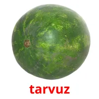 tarvuz cartões com imagens