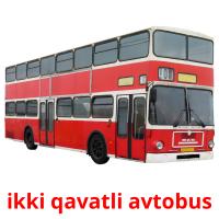 ikki qavatli avtobus card for translate