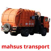 mahsus transport picture flashcards