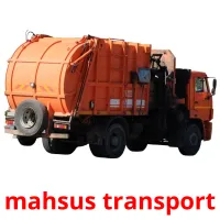 mahsus transport cartões com imagens