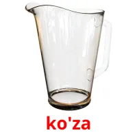 ko'za picture flashcards