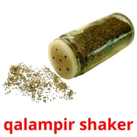 qalampir shaker picture flashcards