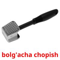 bolg'acha chopish flashcards illustrate